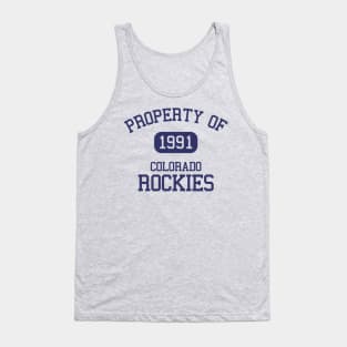 Property of Colorado Rockies Tank Top